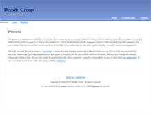 Tablet Screenshot of demitogroup.com